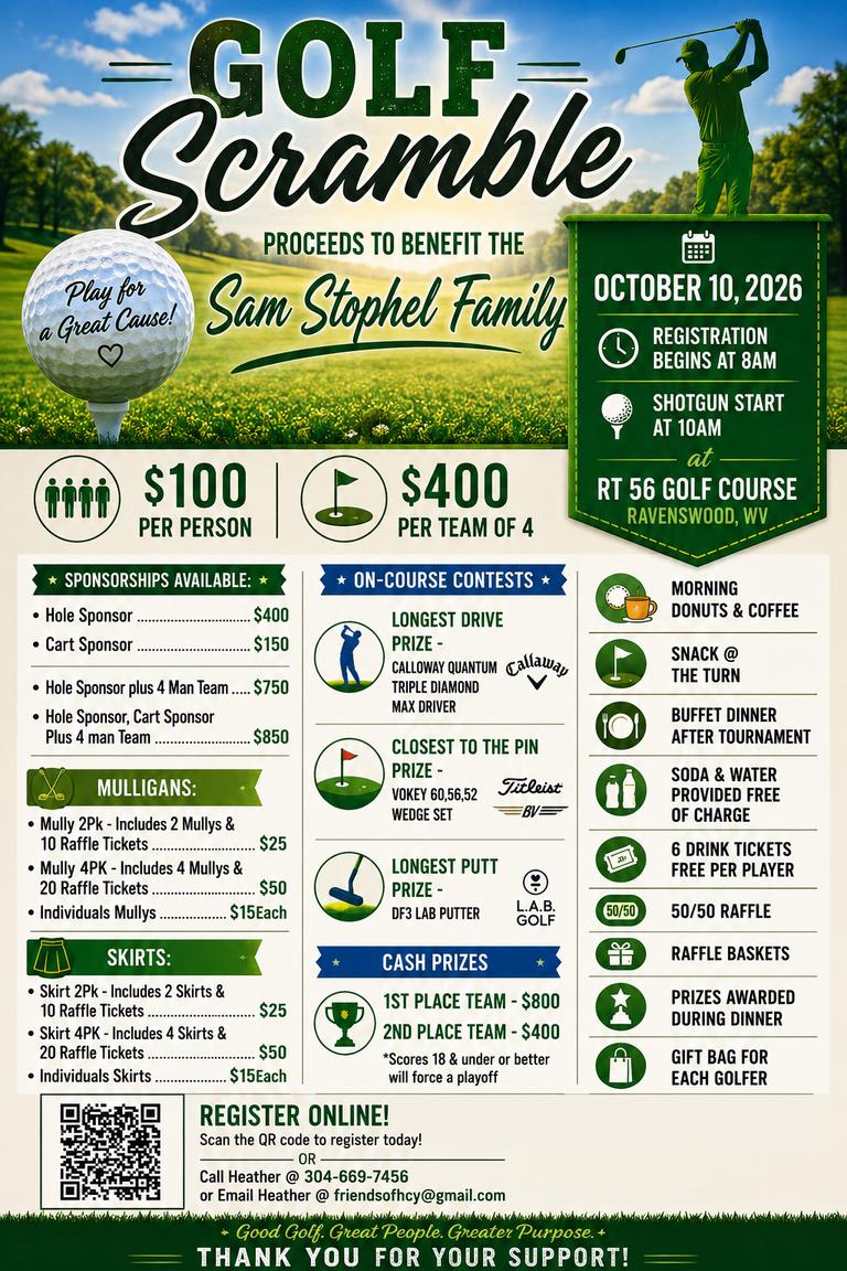 Sam Stophel Golf Scramble