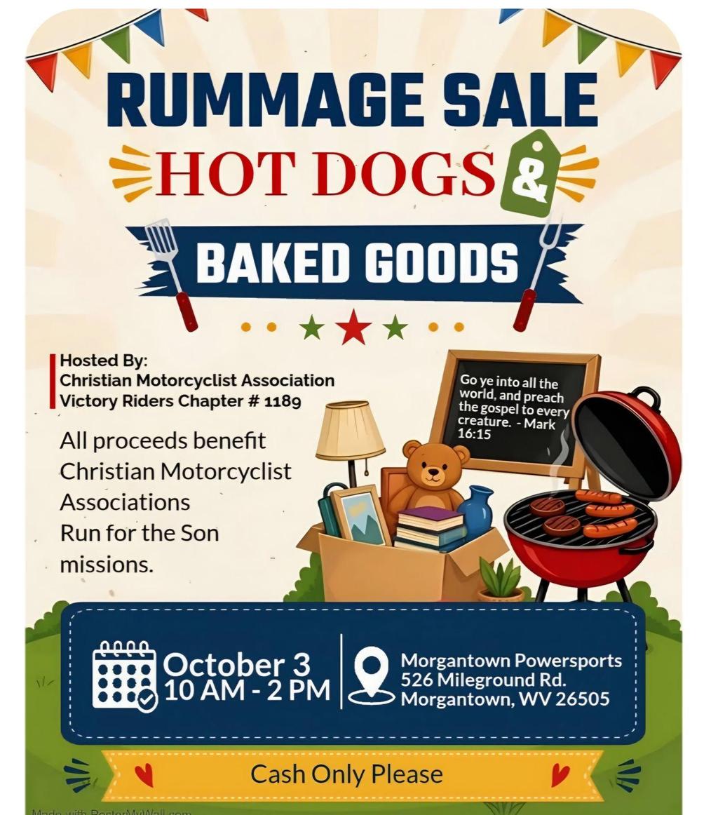Hotdog and Rummage Sale