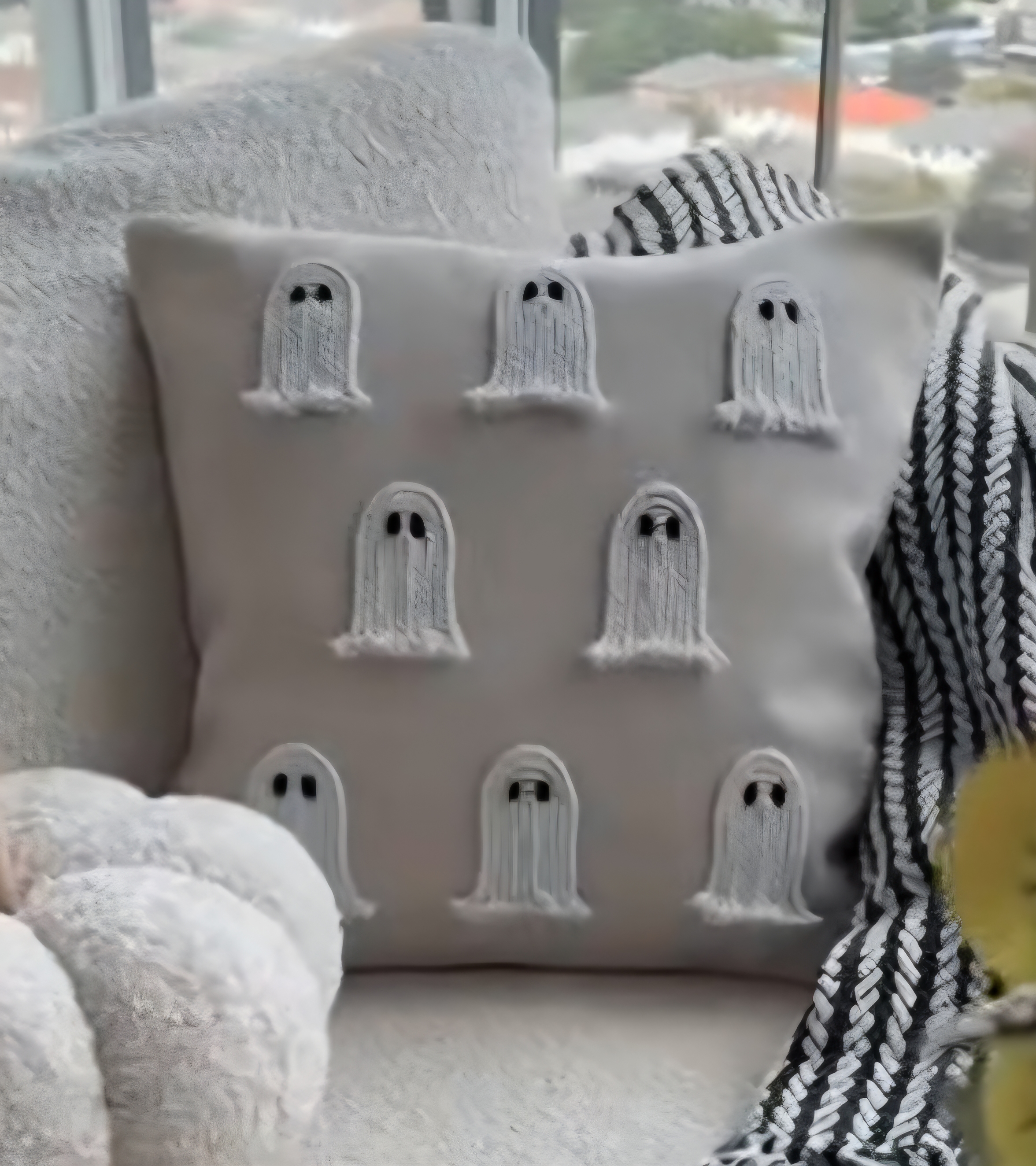 Crafty Creations: Ghost Pillow Cover