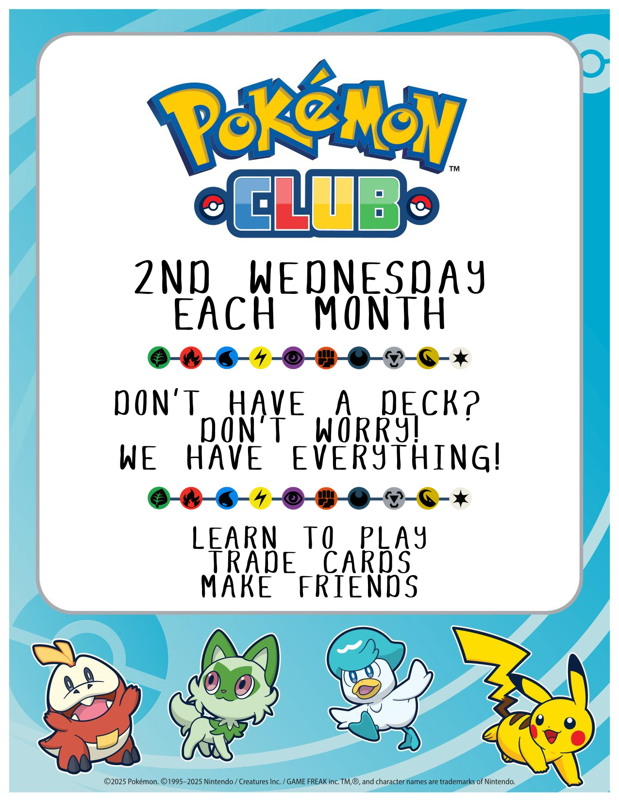Pokemon Club: Learn, Trade, Play!