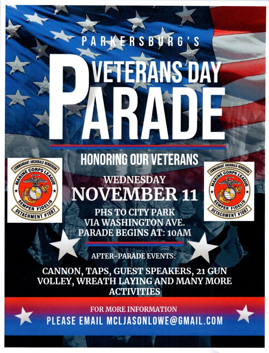 Parkersburg Veterans Day Parade