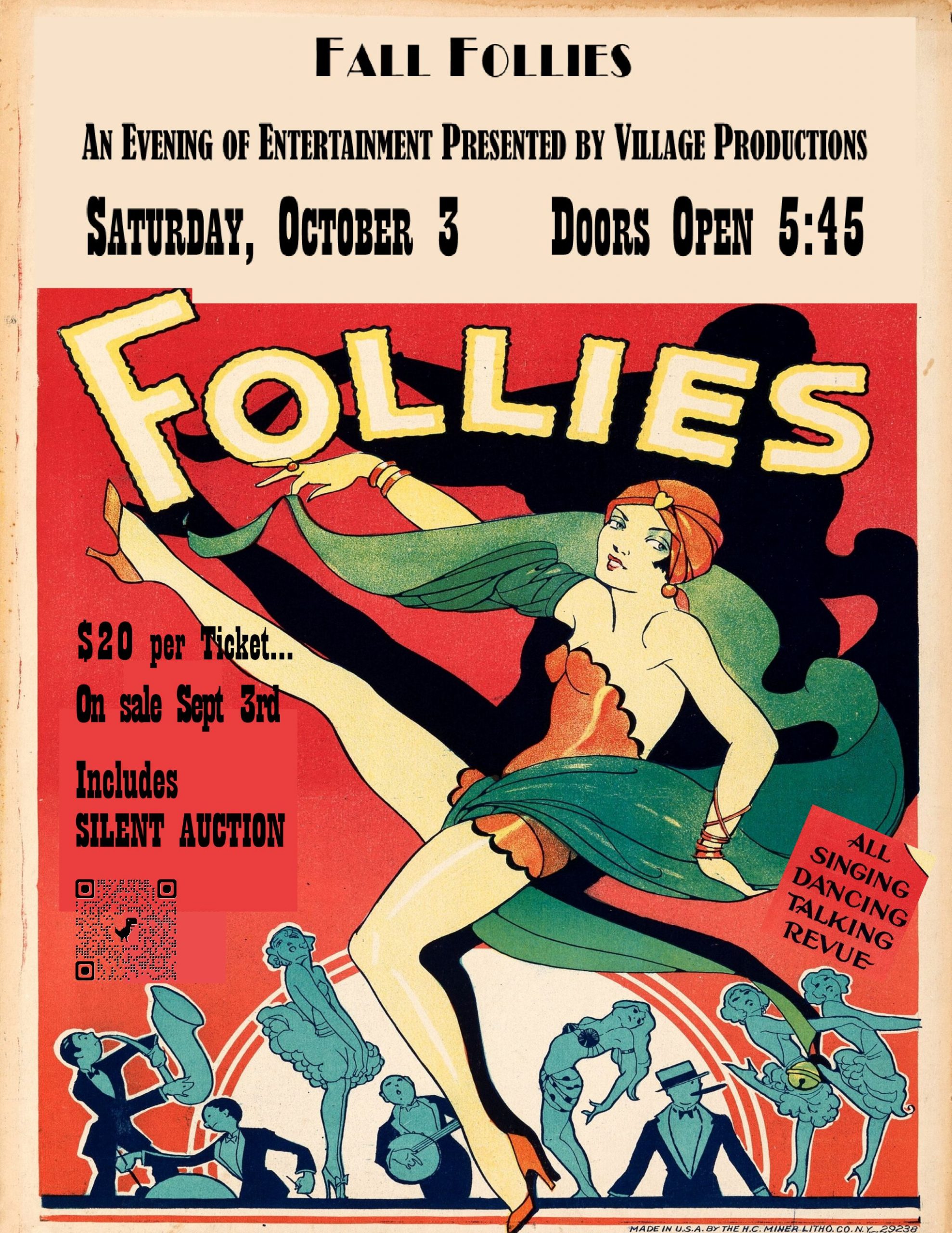 Fall Follies at Village Productions