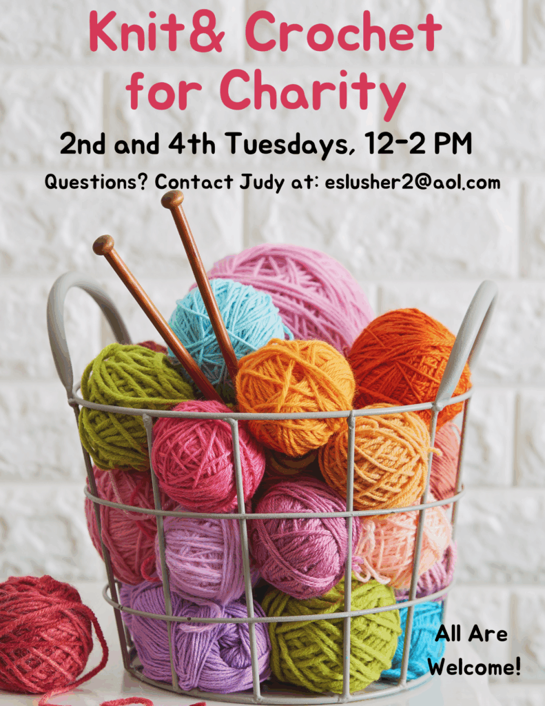 Charity Knit and Crochet @ 12:00